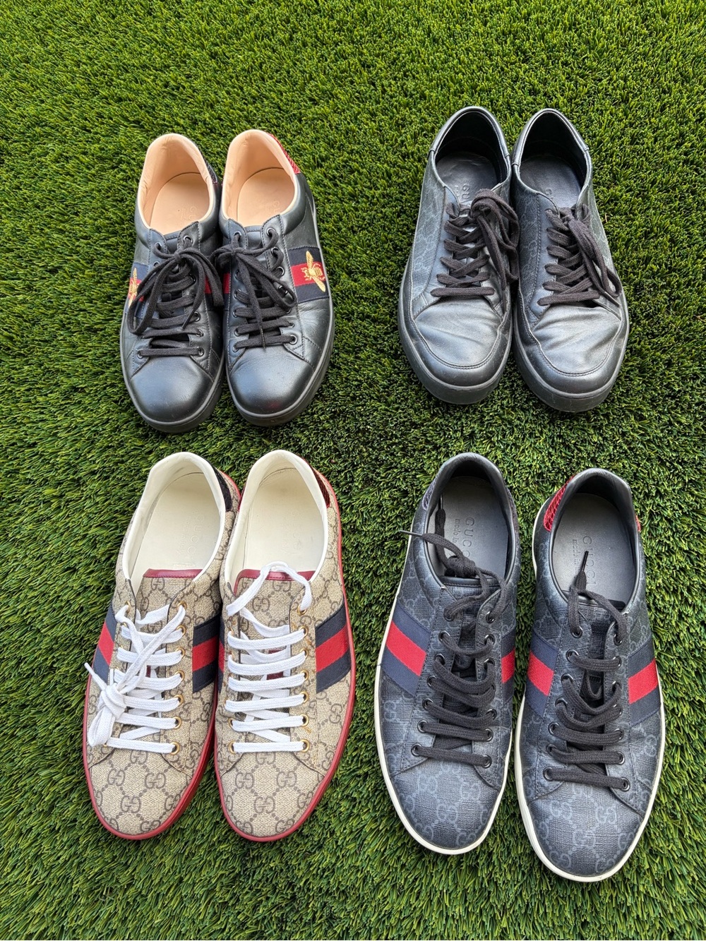 4 Pairs Gucci Italy Men’s Shoes
